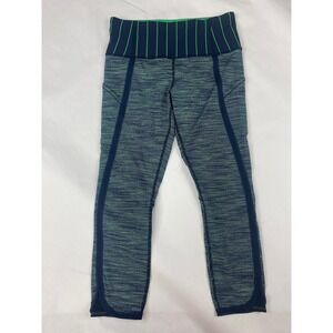 Lululemon Leggings Women's Size 8* Can't Stop Crop Blue Green